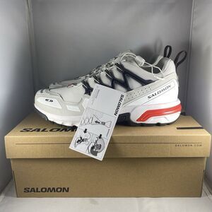 NEW Salomon ACS + Plus Men’s 11.5 Womens 12.5 White Red Lunar Rock Running Shoes
